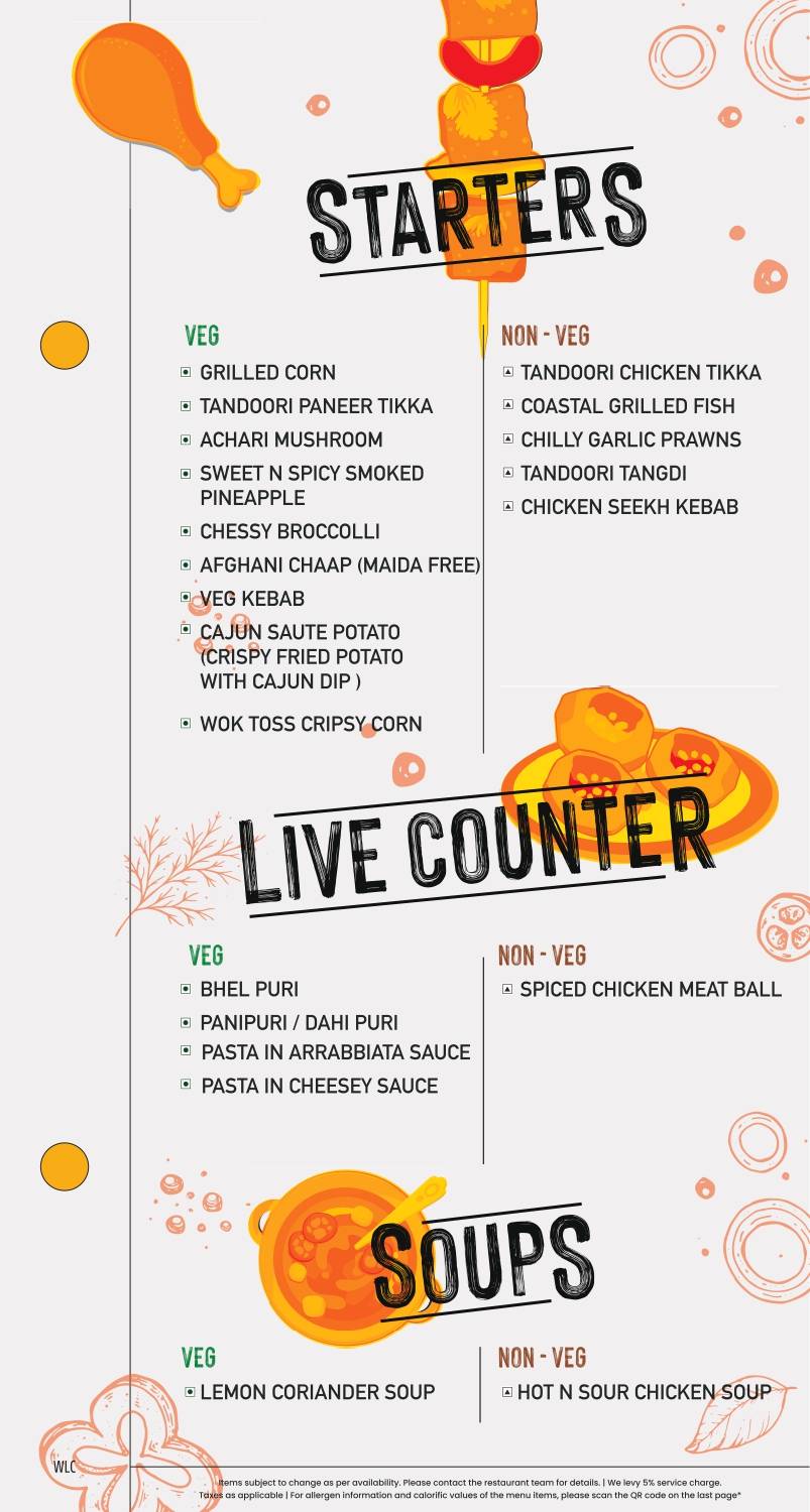 Barbeque Nation menu