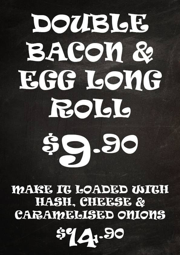 Menu at Billy Baxters restaurant, Penrith