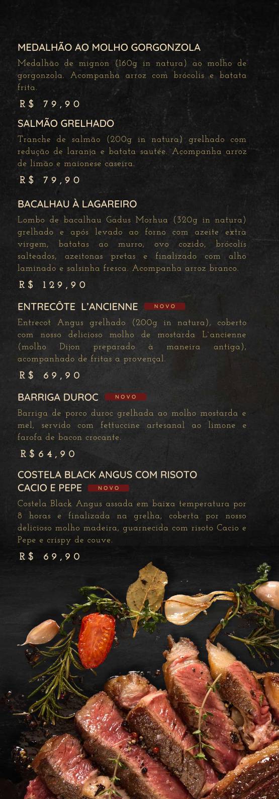 Brunholi Grill & Pizza cardápio