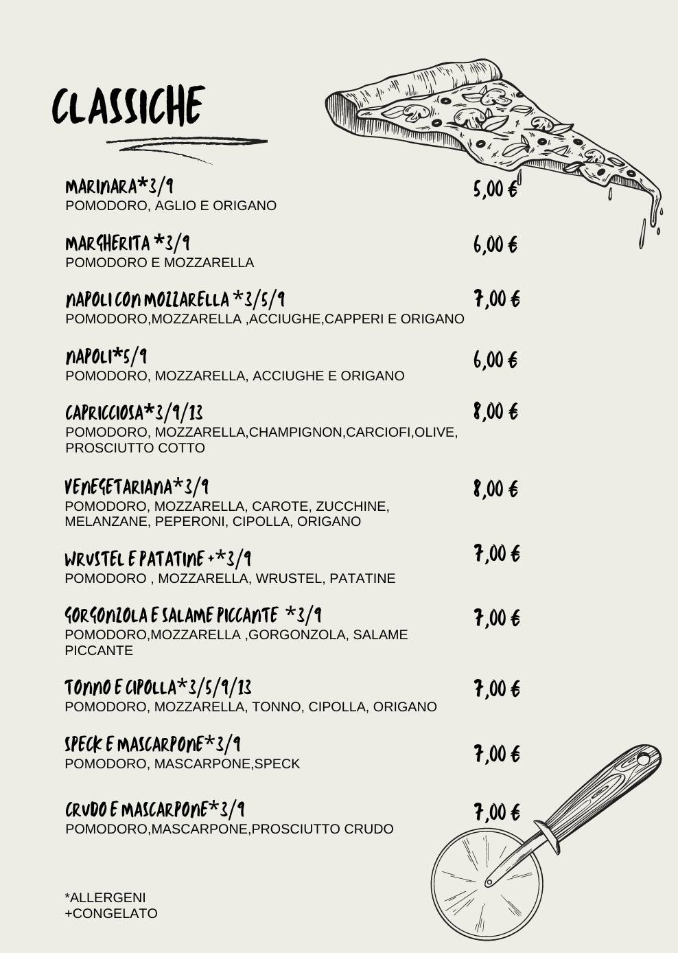 Menu di Bubo's 