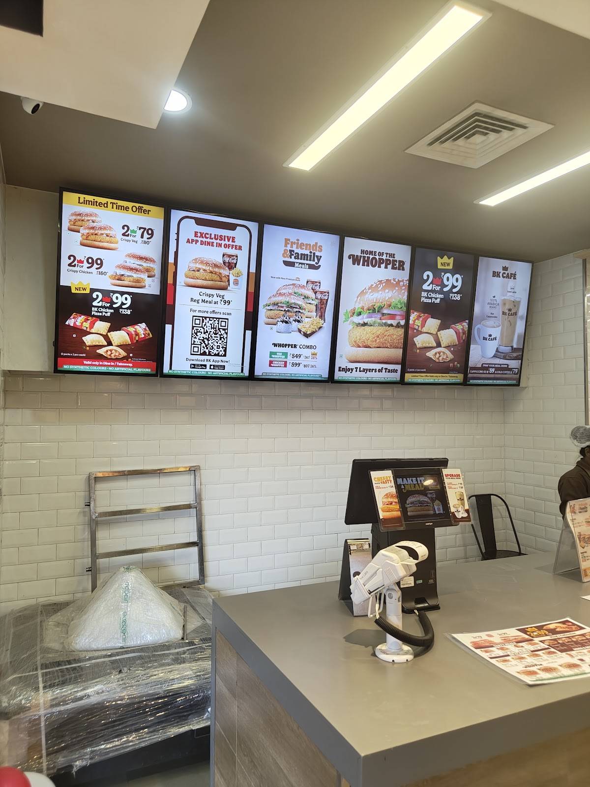 Burger King menu