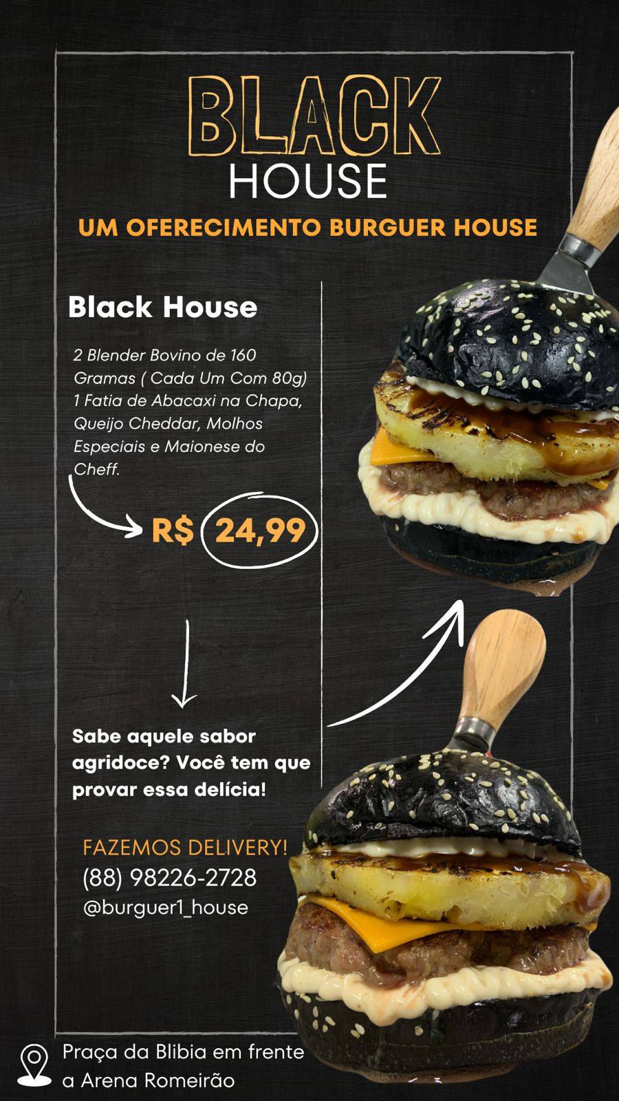 Burguer House cardápio