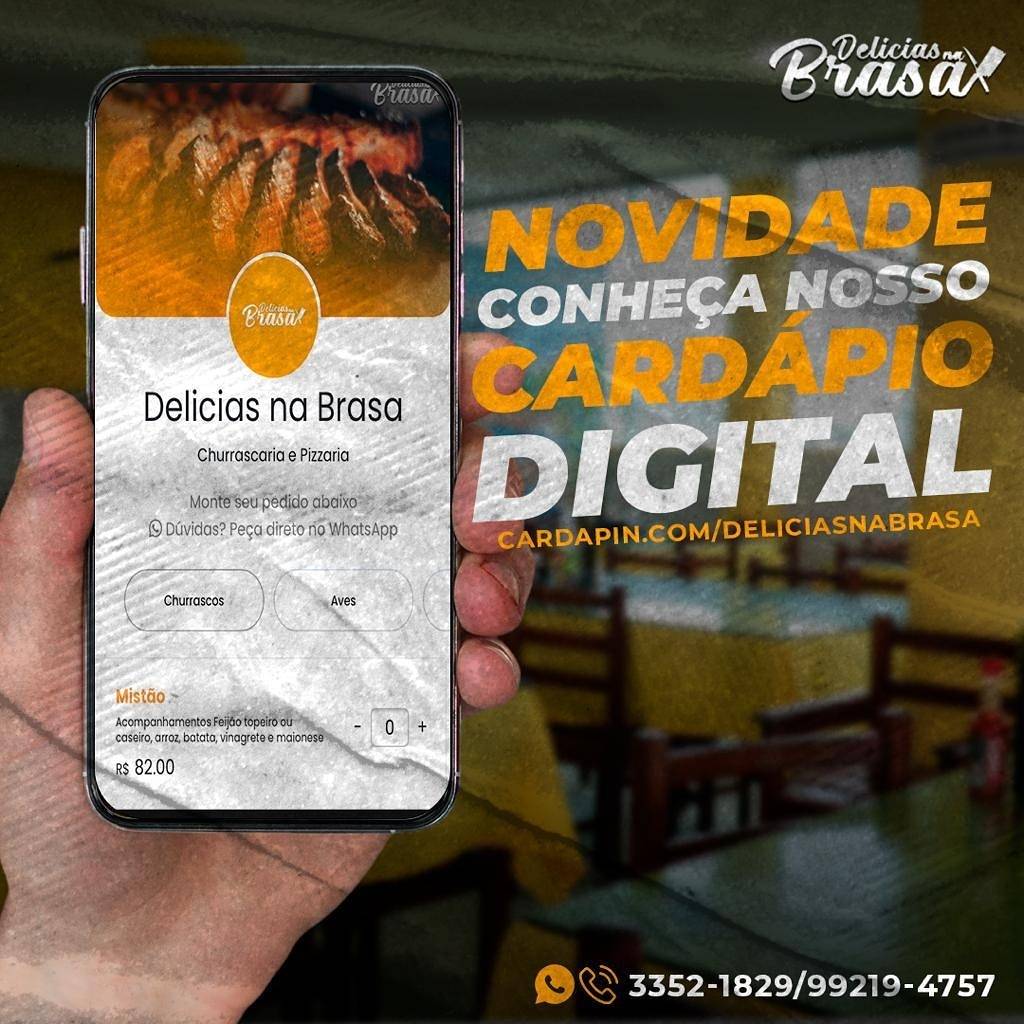 Churrascaria E Pizzaria Delícias Na Brasa cardápio