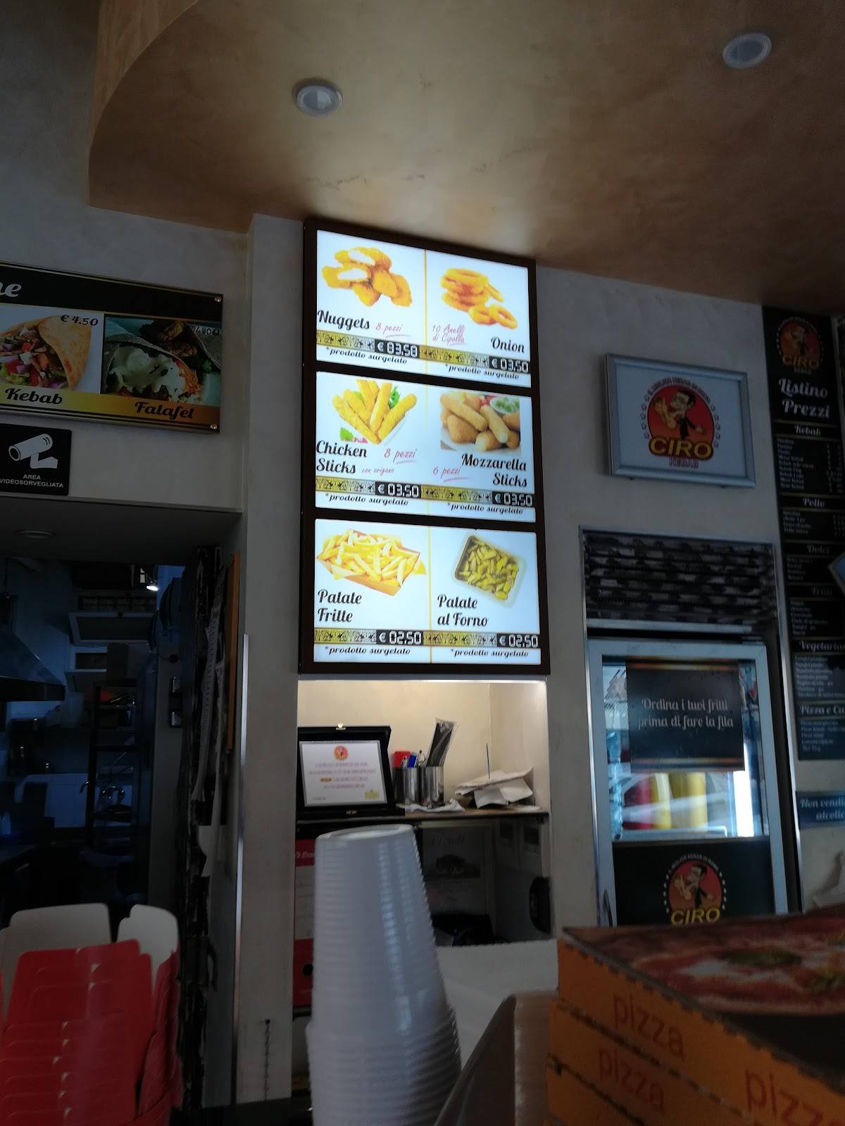 Menu di Ciro Kebab 