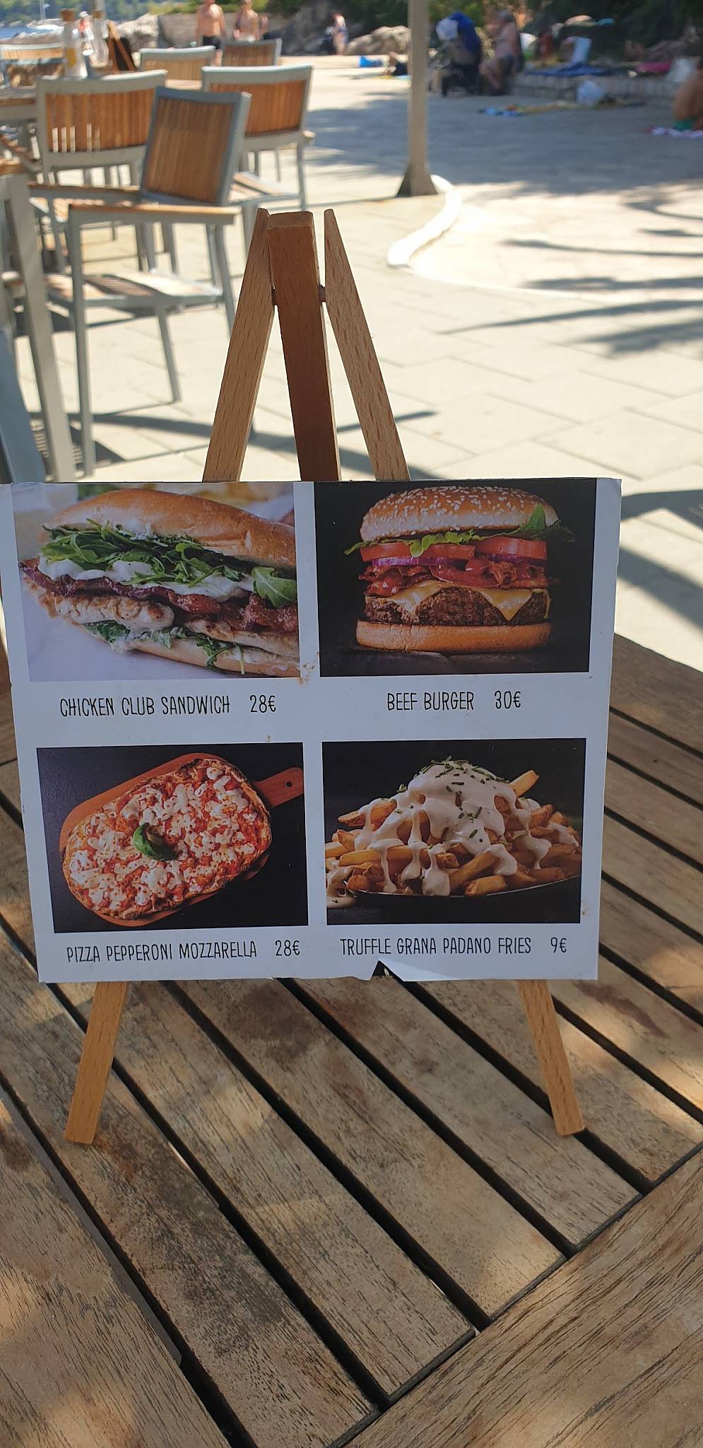 Menu di Copacabana Beach 