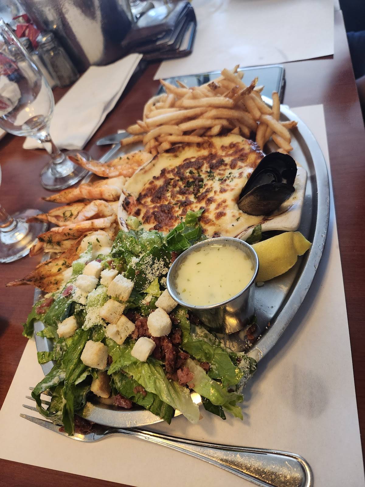 Menu de Restaurant Crevettes Plus