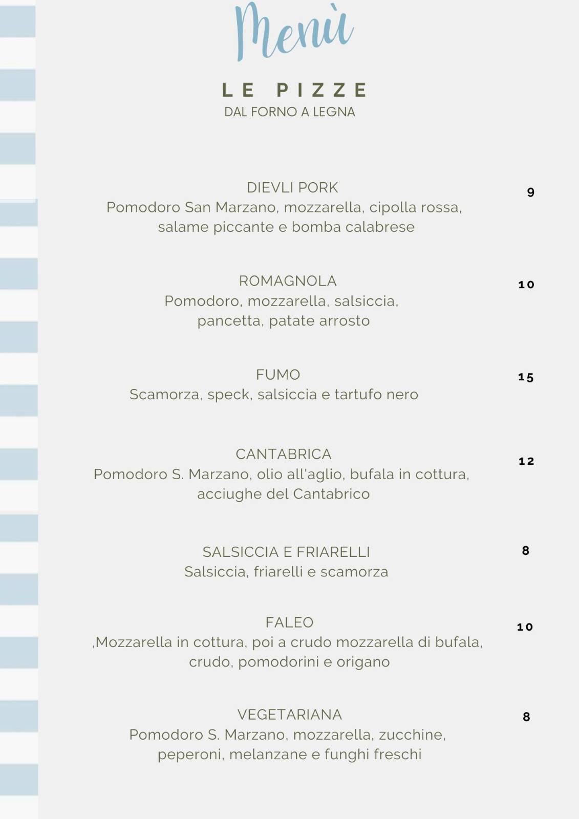 Menu di Ristorante Crostini e Vini 
