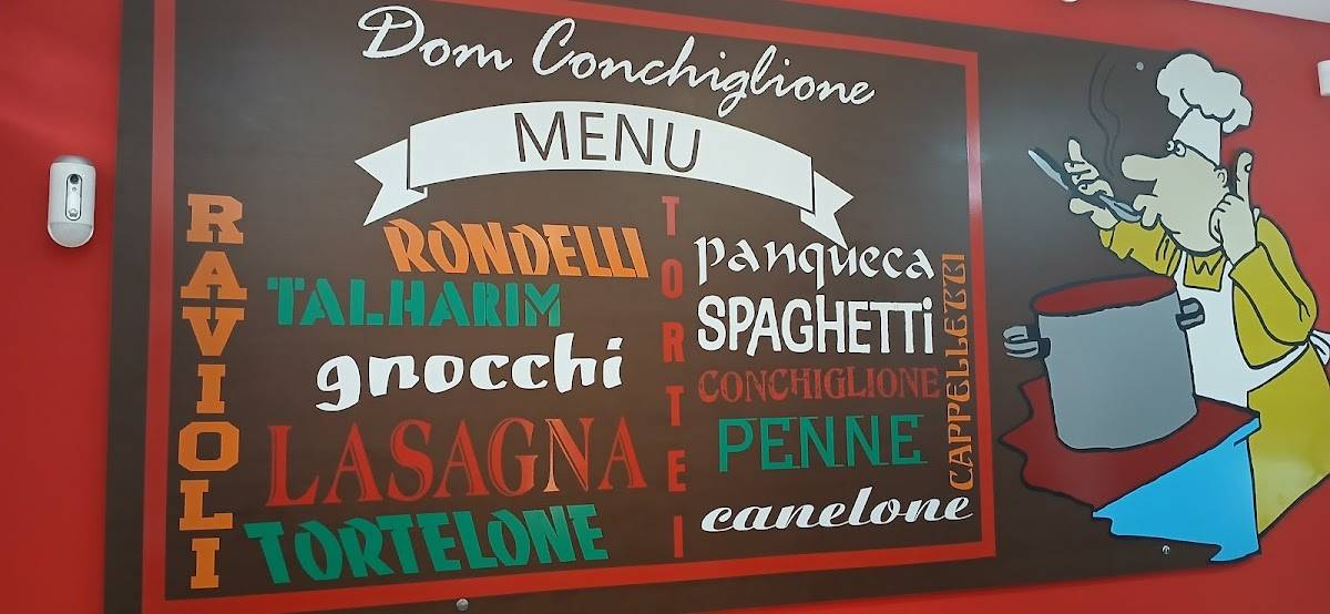 Dom Conchiglione Curitiba cardápio