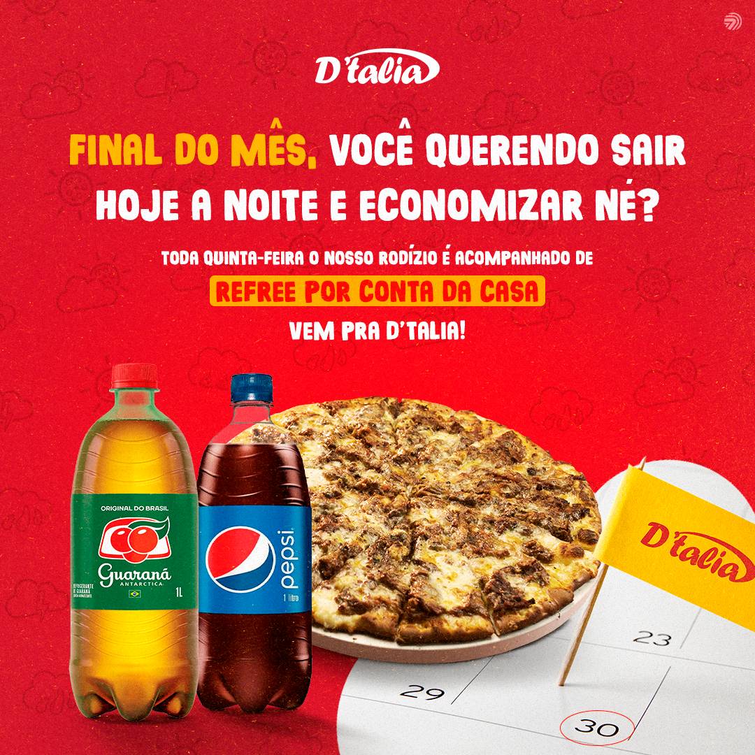 D'talia Pizzaria e Choperia - Rondonópolis cardápio