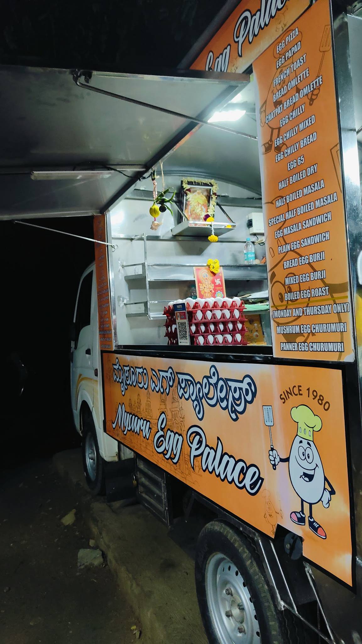 Egg Palace Mysore menu