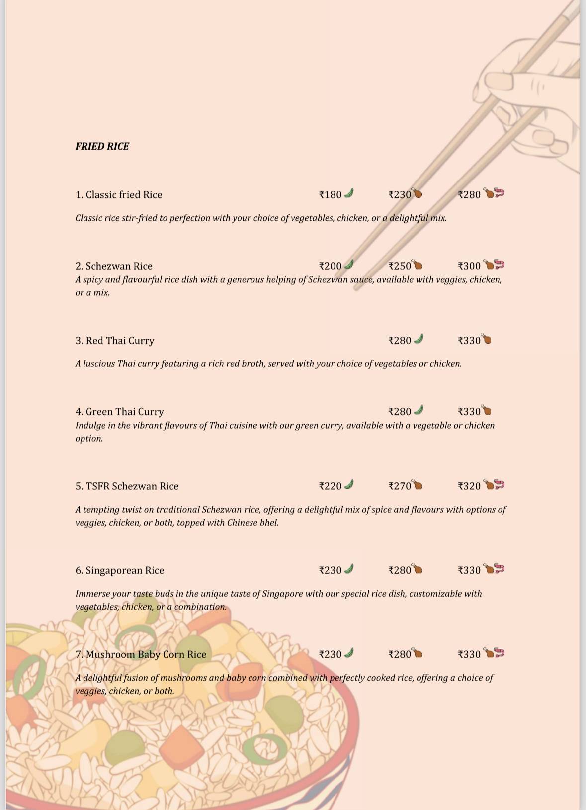 Elgin Roastery menu