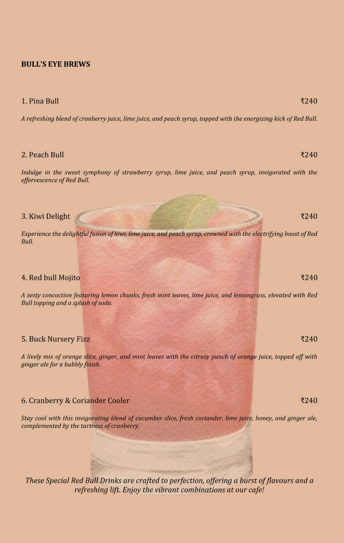Elgin Roastery menu