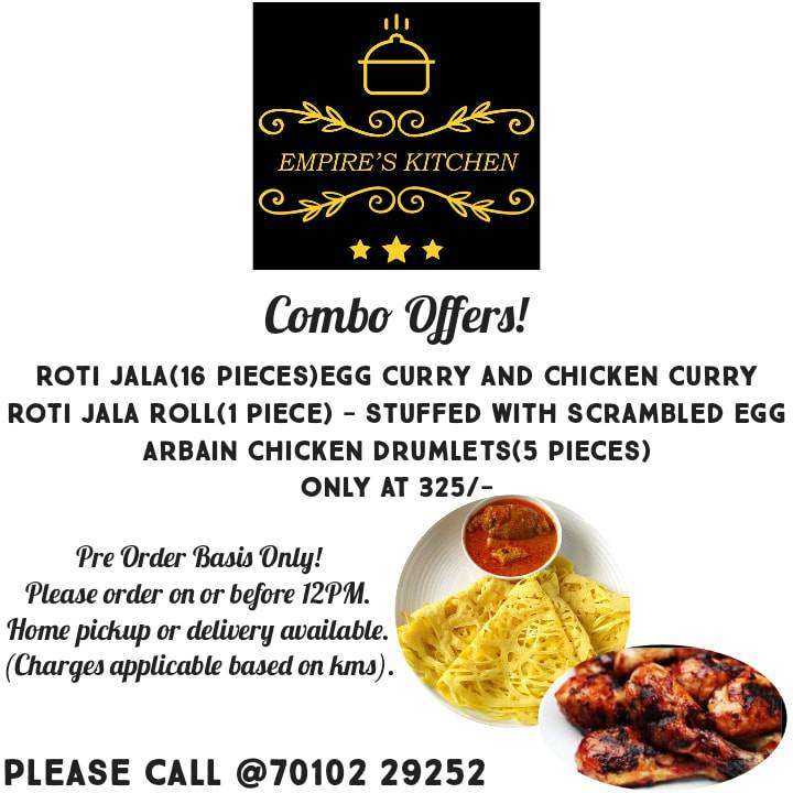 Empire's Kitchen menu