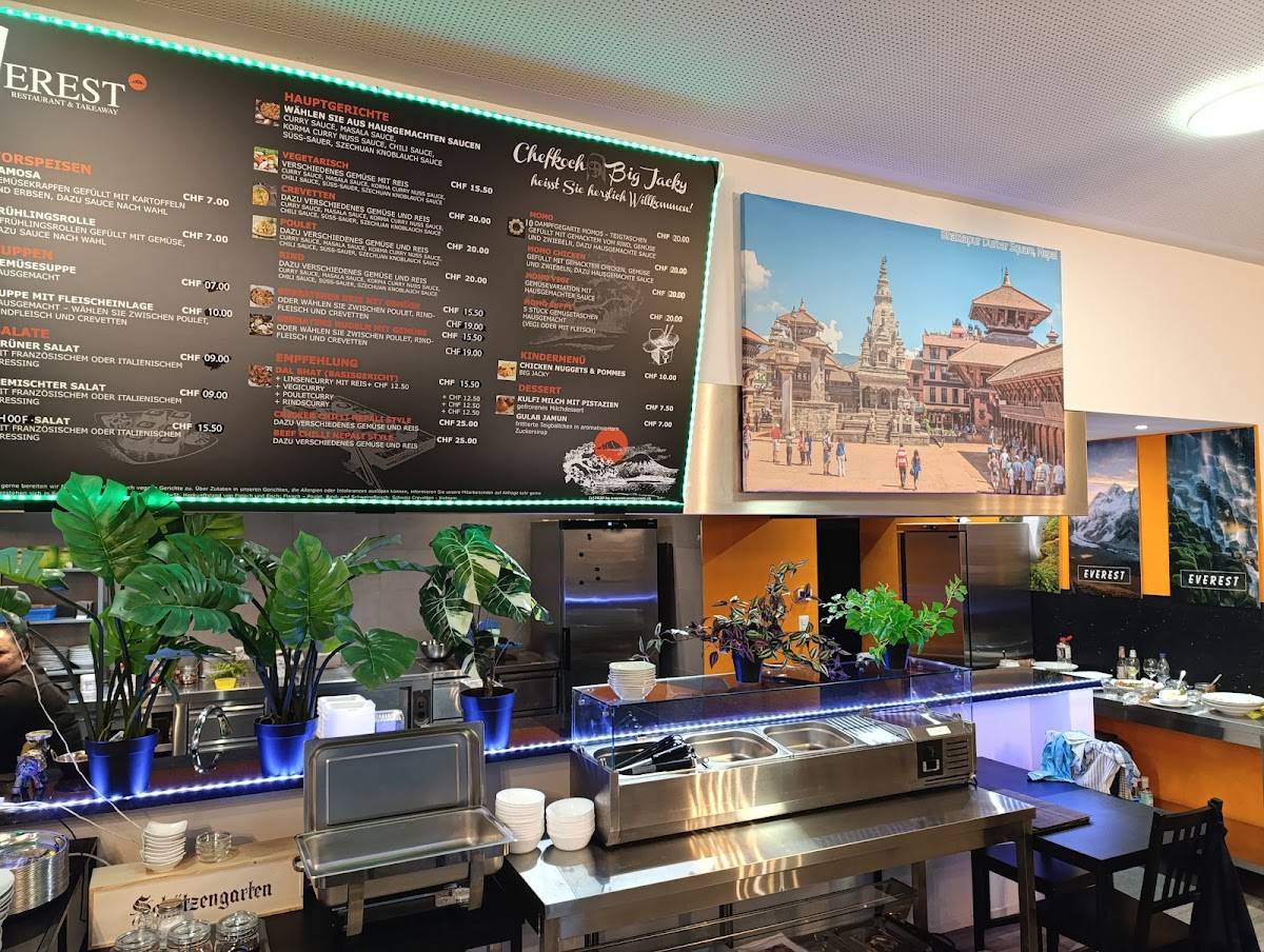 Menu di Everest Restaurant St. Gallen 