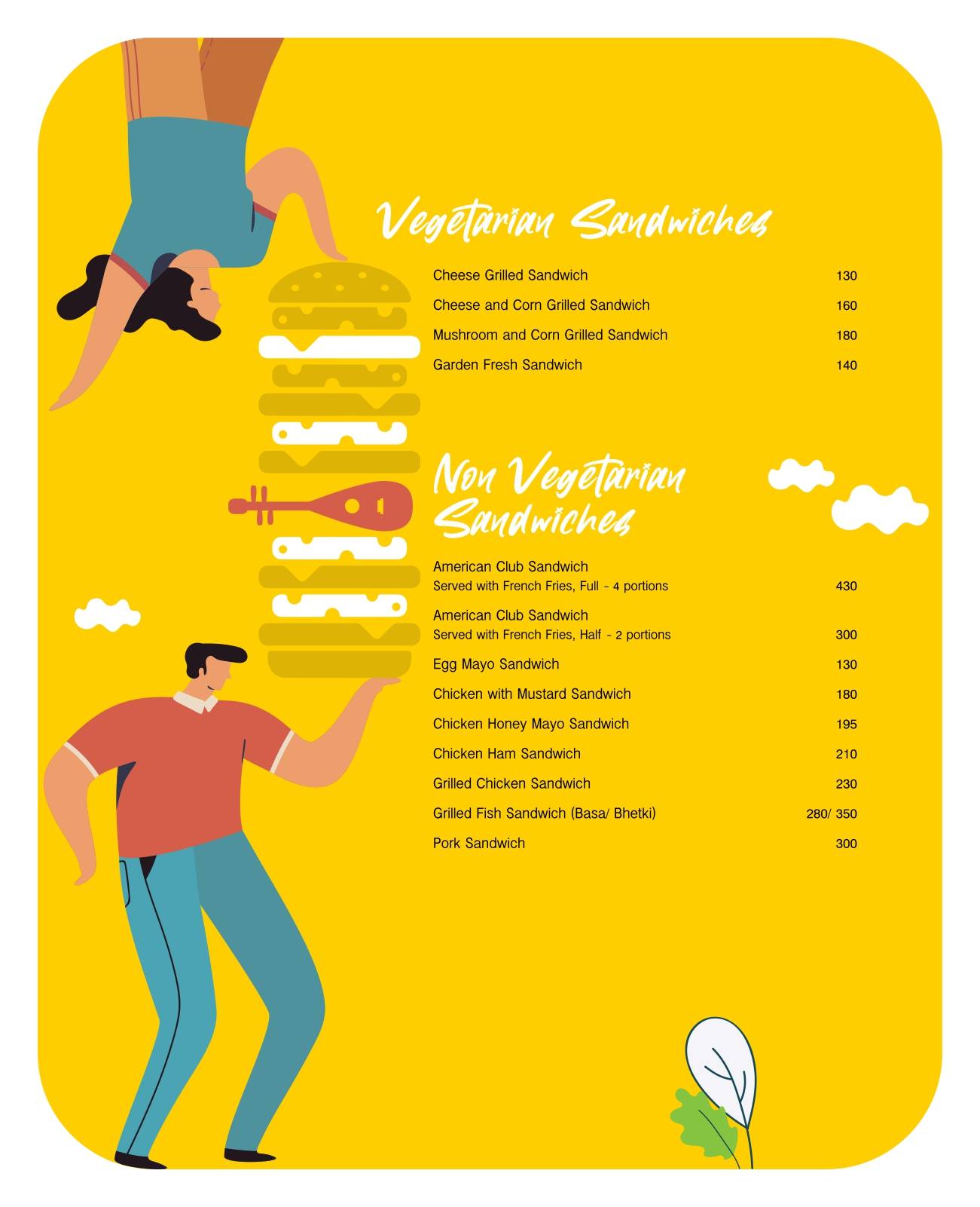 First Flush- Cafe & Restaurant menu