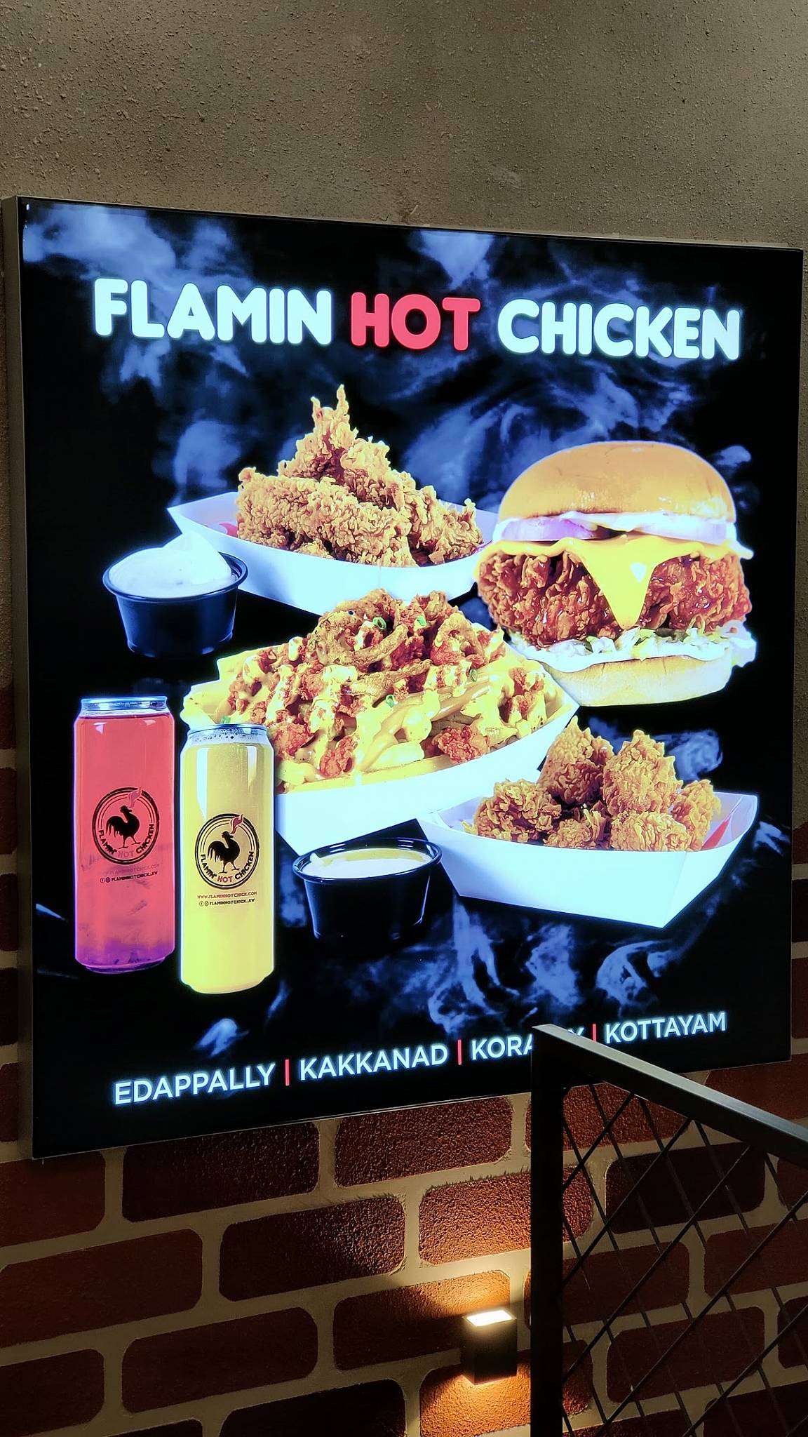 Flamin' Hot Chicken - Kottayam menu