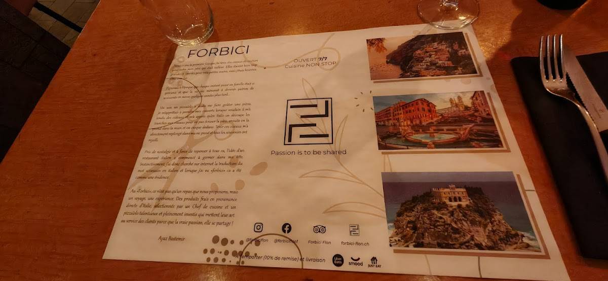 Menu di Forbici 