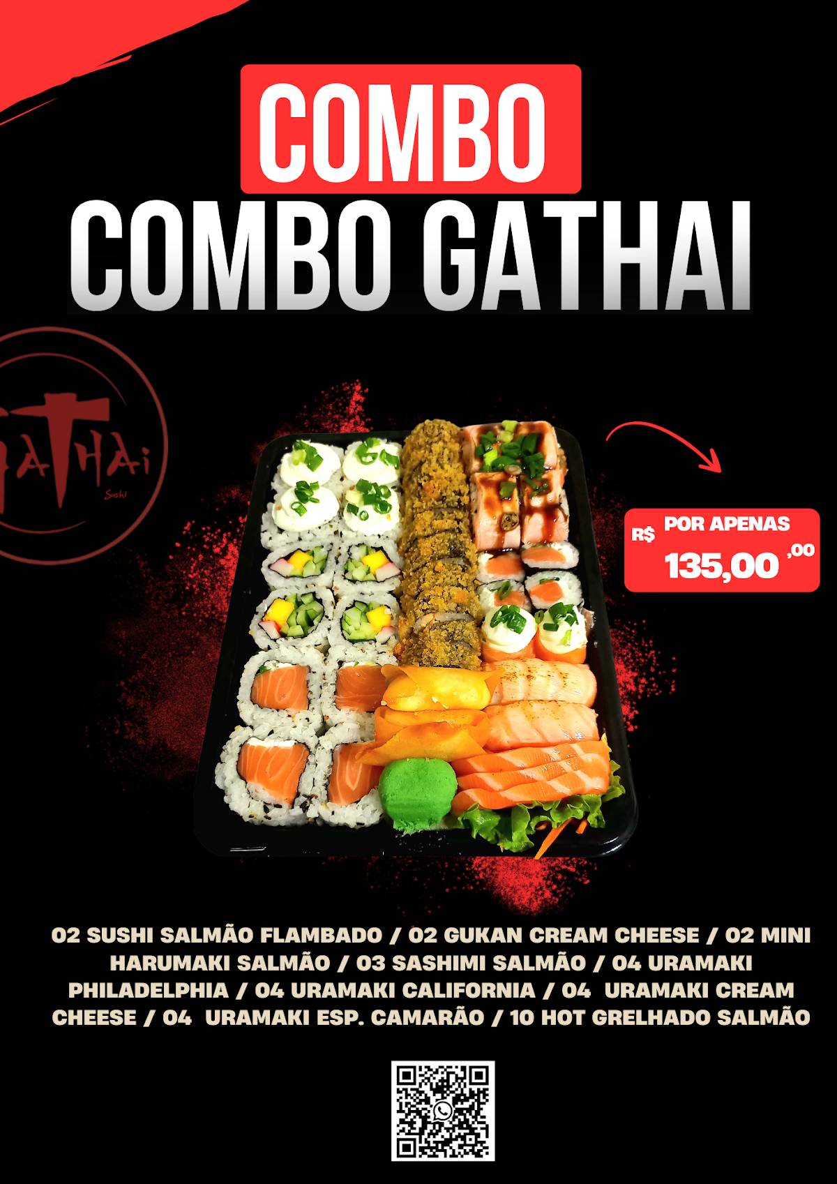 GATHAI SUSHI cardápio