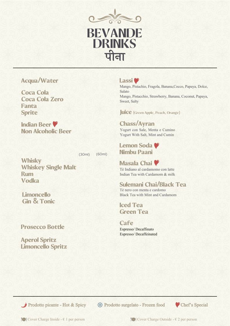 Menu di Gandhi 2 Indian Restaurant 