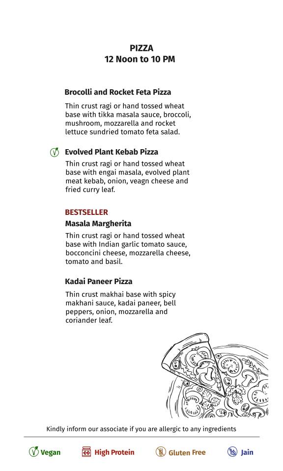 Go Native Whitefield menu