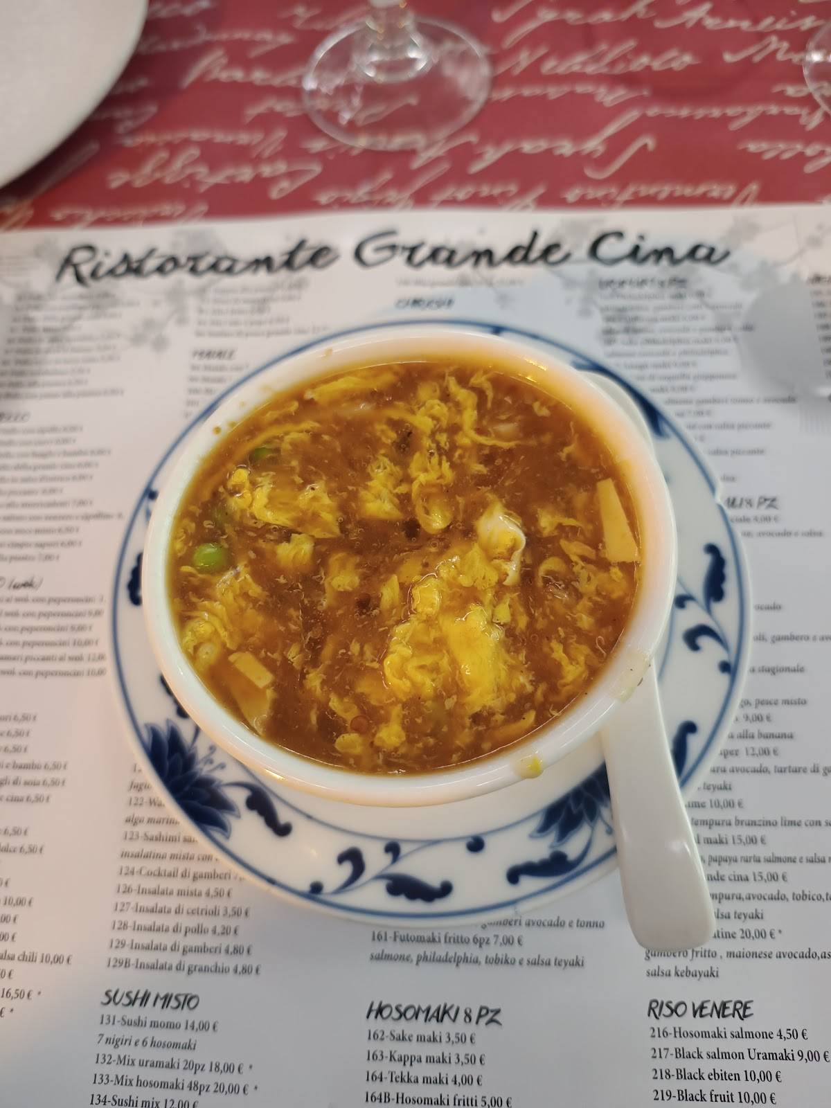 Menu di Grande Cina 