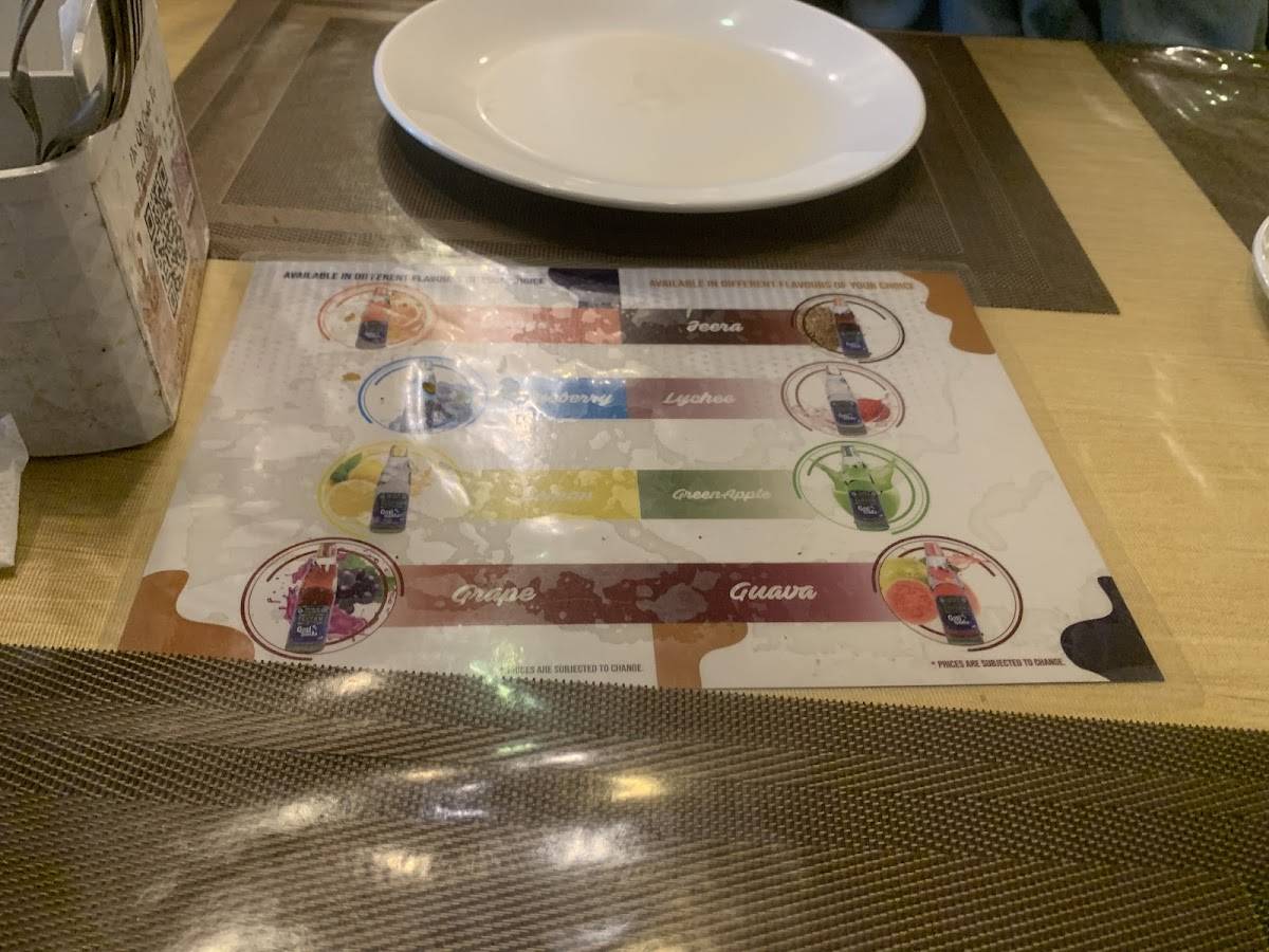 HOTEL SOHAIL menu