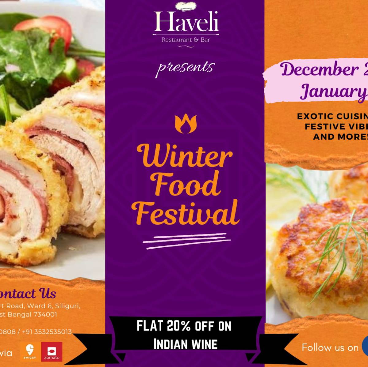 Haveli menu
