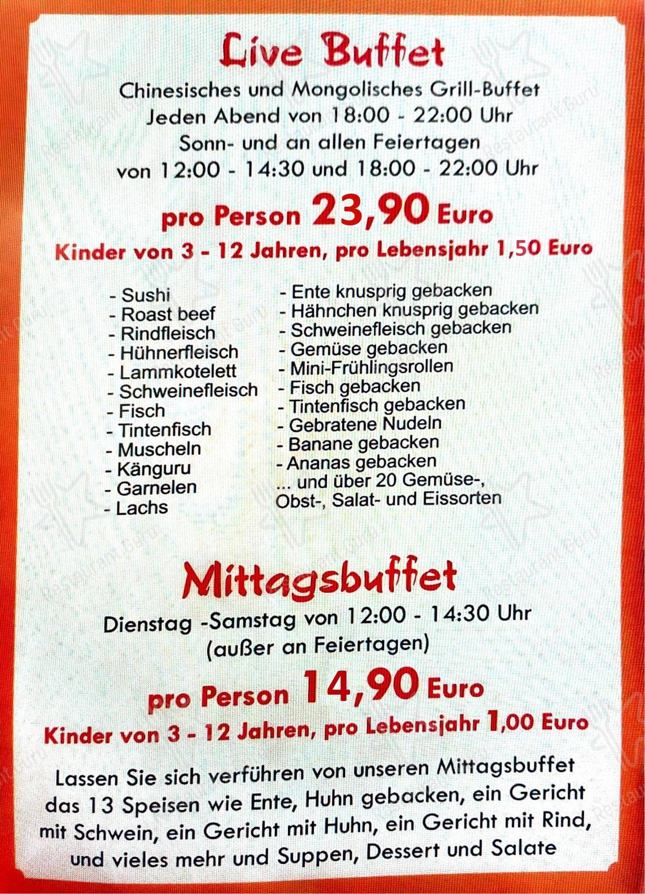 Himalaya Oldenburg Preise Buffet