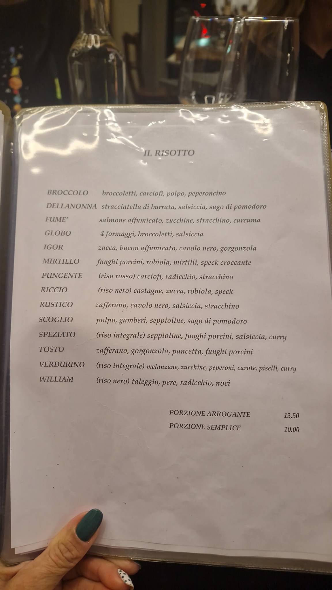 Menu di Il Vicolo 