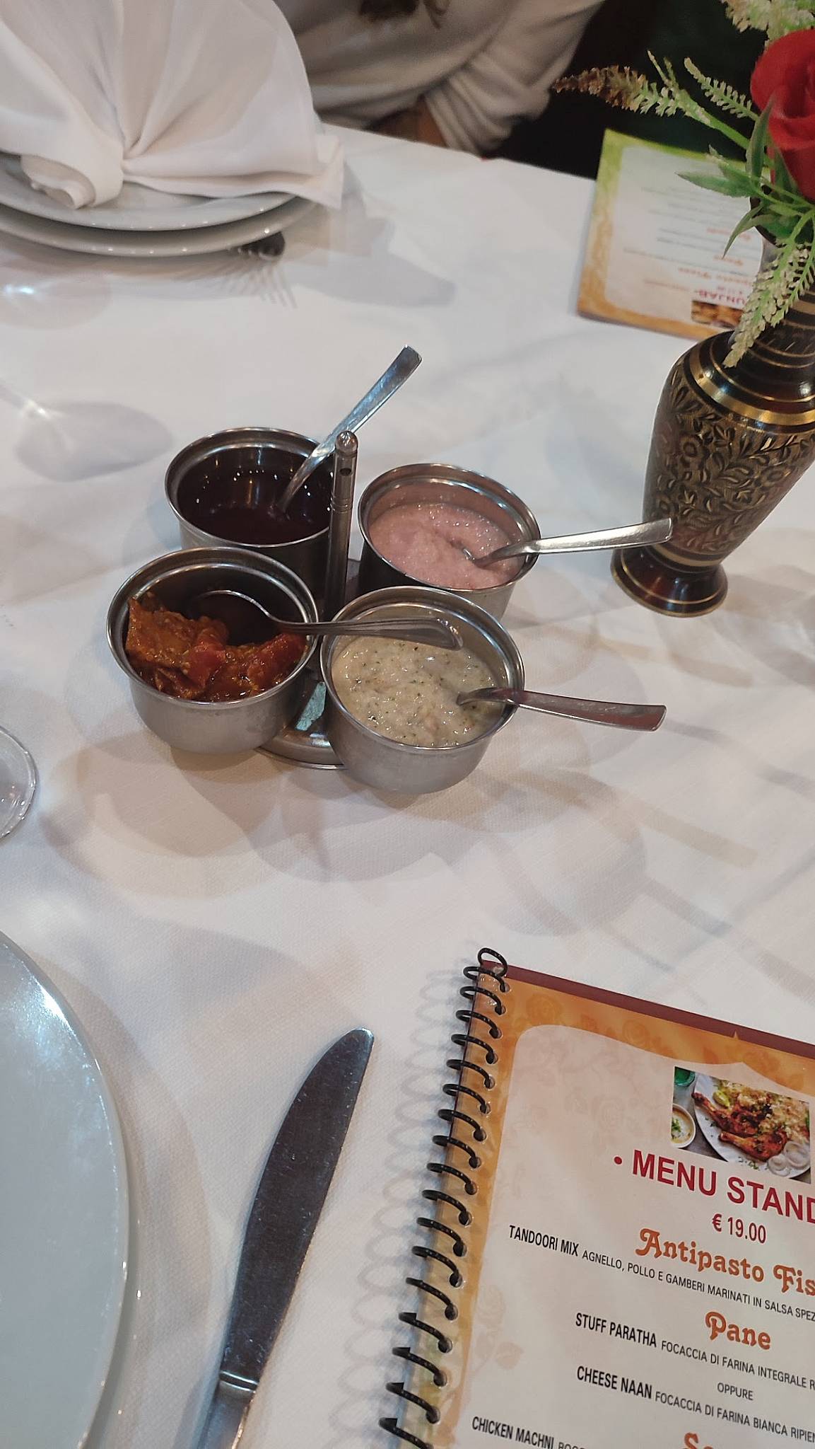 Menu di Ristorante India 
