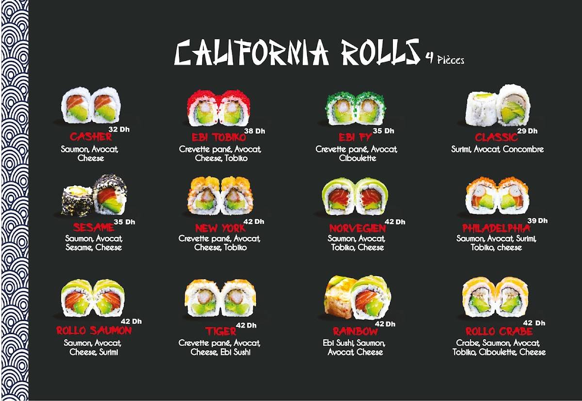 Menu de Japonezà Sushis-Thaï & Woks