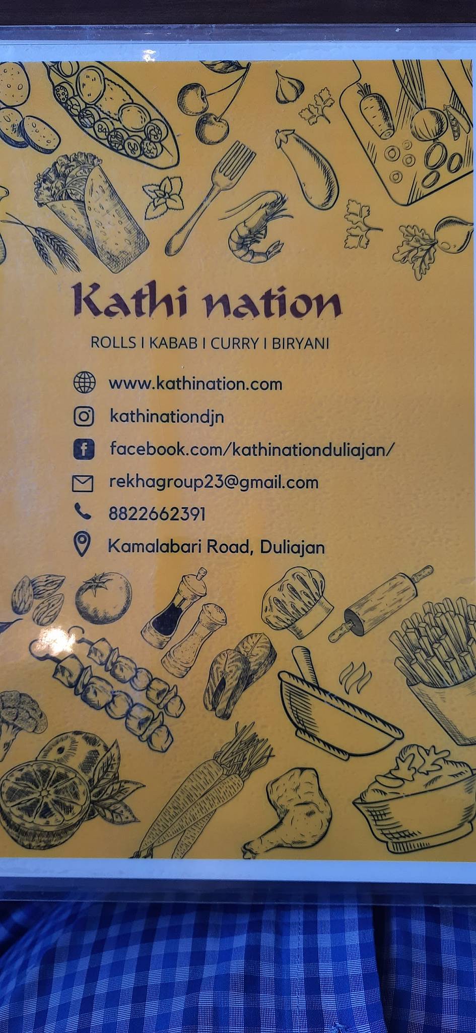 Kathi Nation menu