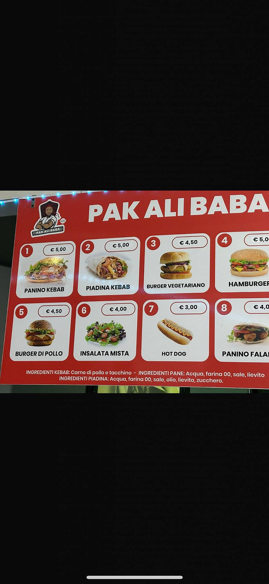 Menu di PAK ALI BABA 