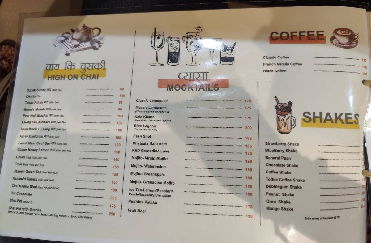 Kunba Café (Rajasthani, Biryani & Indian Delights) menu