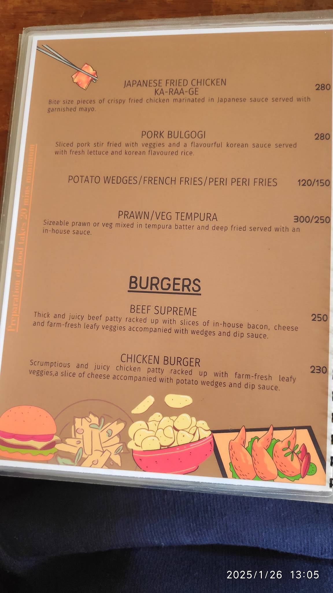 Kynjai Cloud Kitchen menu