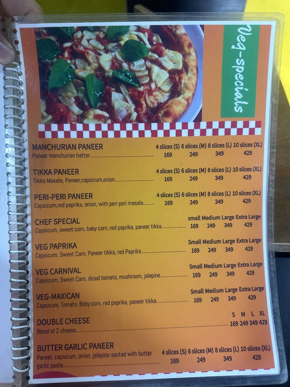 LAZIZ PIZZA ROING menu