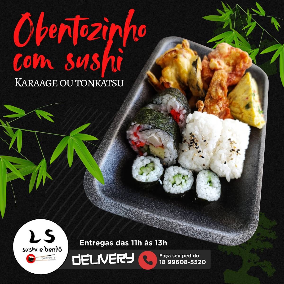 LS SUSHI E BENTÔ cardápio