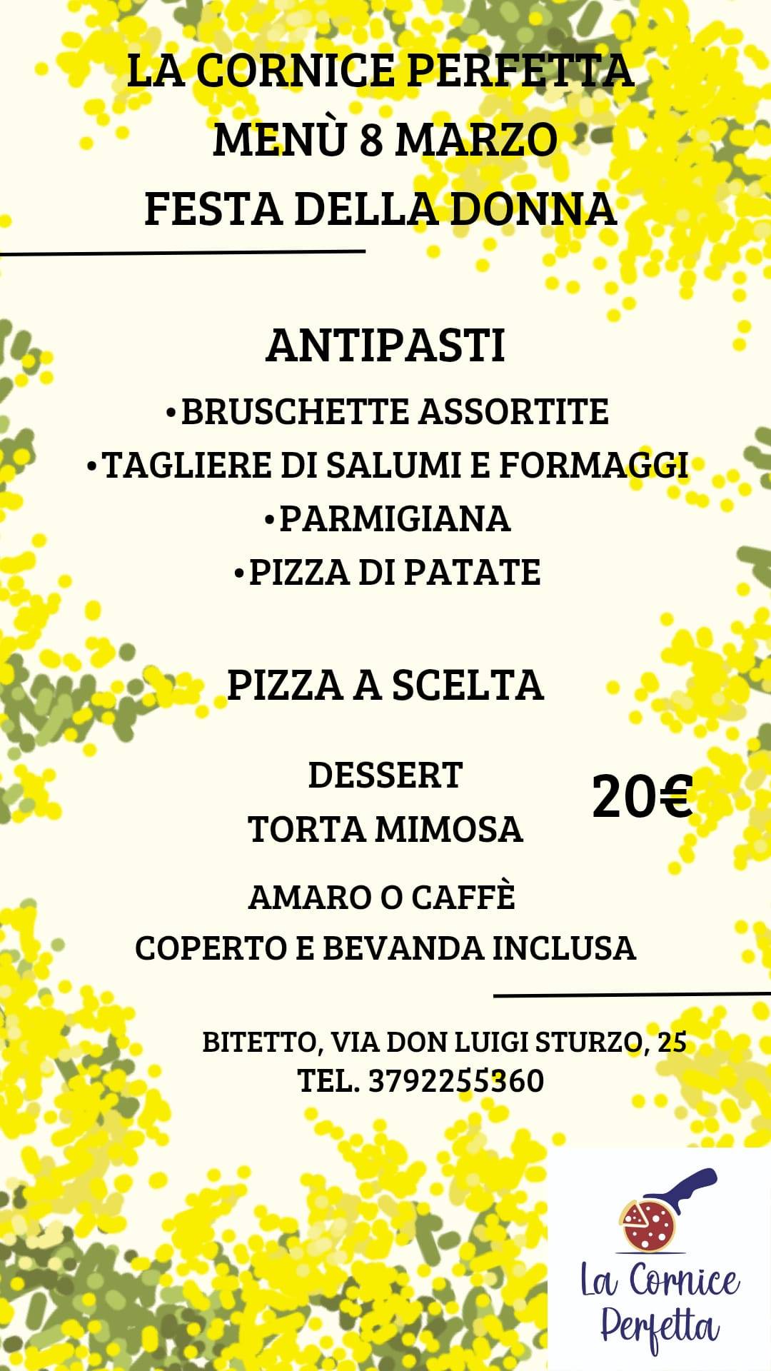 Menu di La Cornice Perfetta 