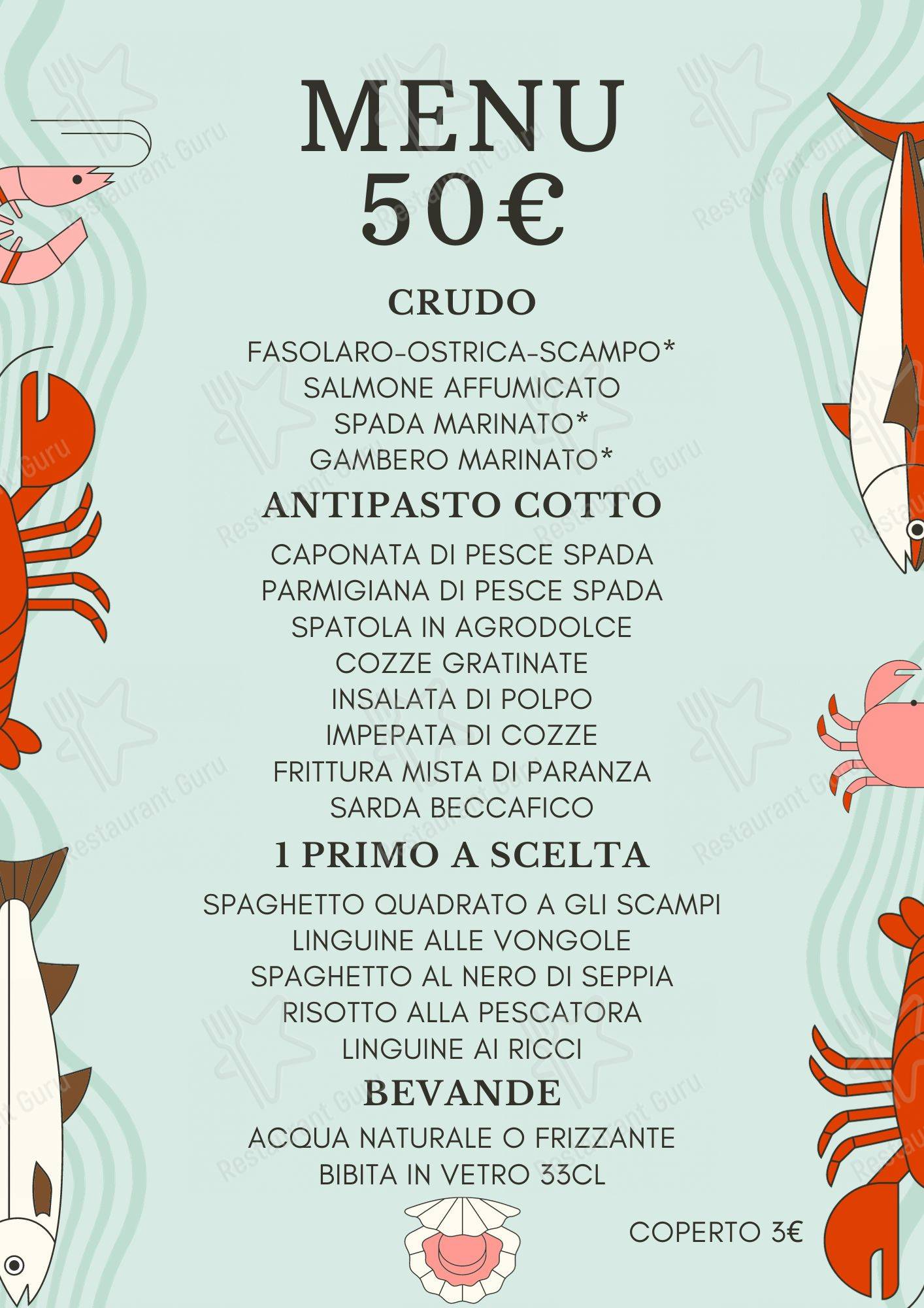 Menu di La Fish Fratelli Salamone 