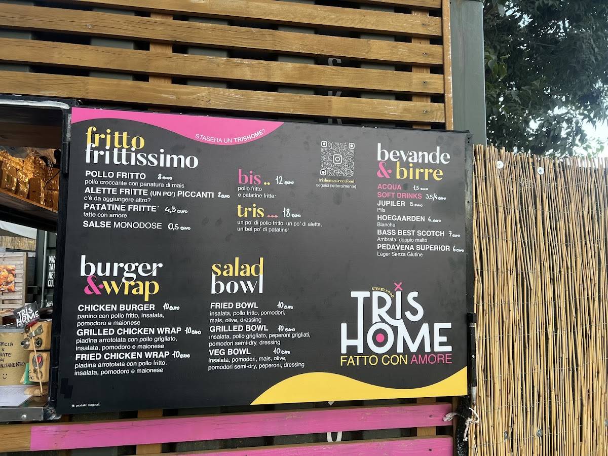 Menu di La Toraia 