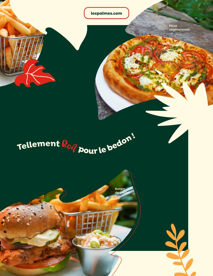 Menu de Les Palmes