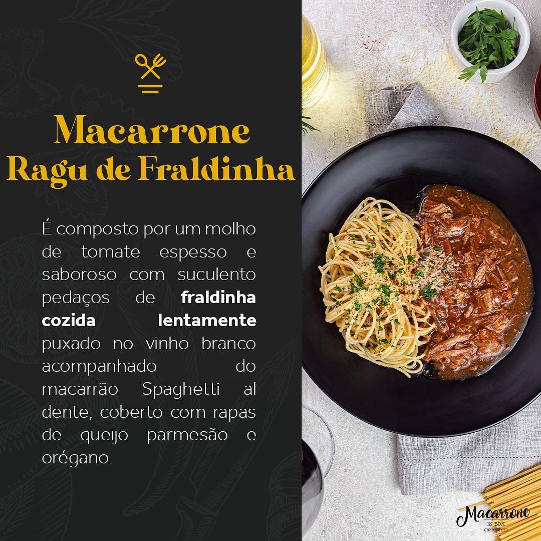 Macarrone In Box cardápio