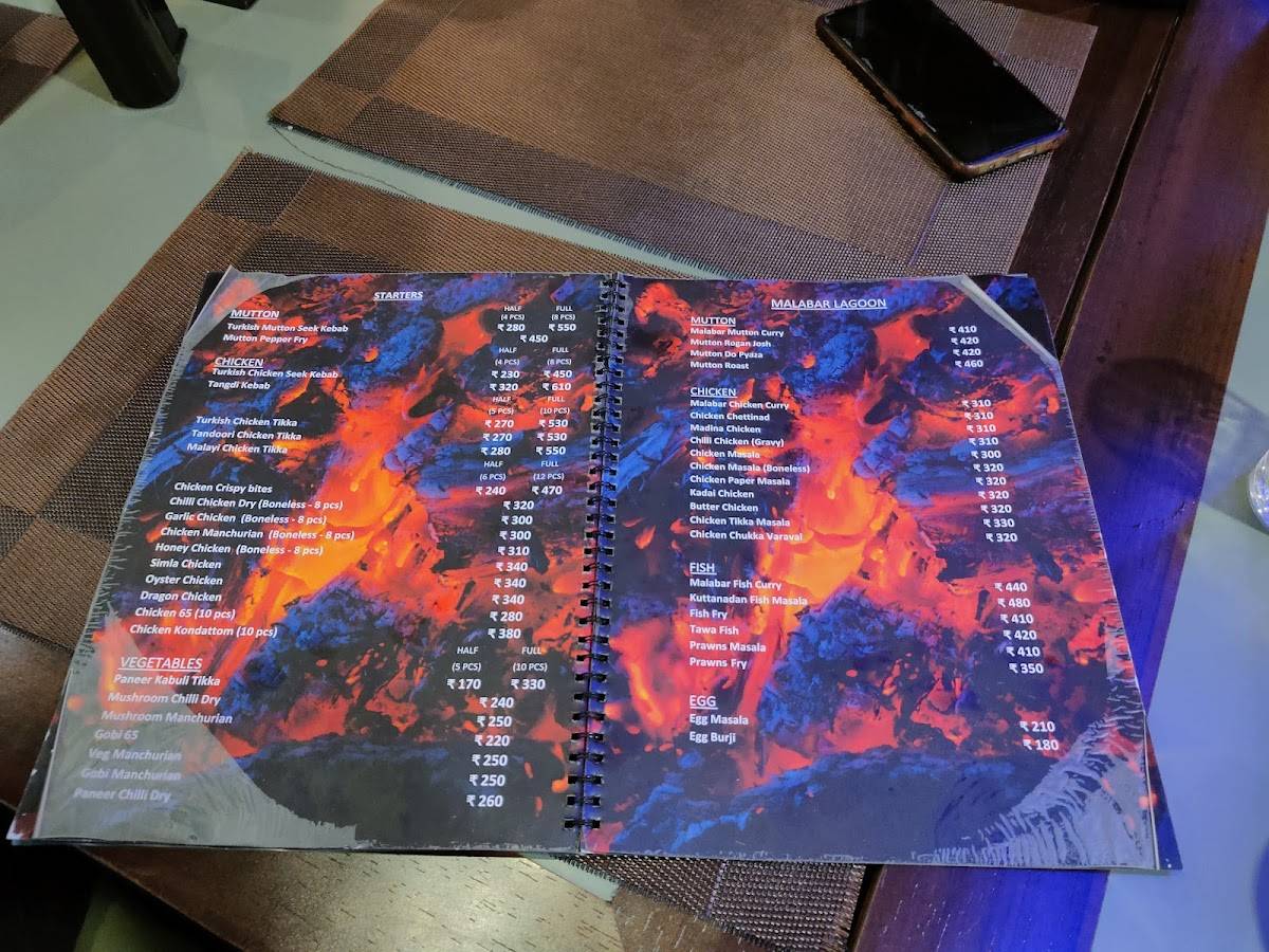 Magic Chicken menu