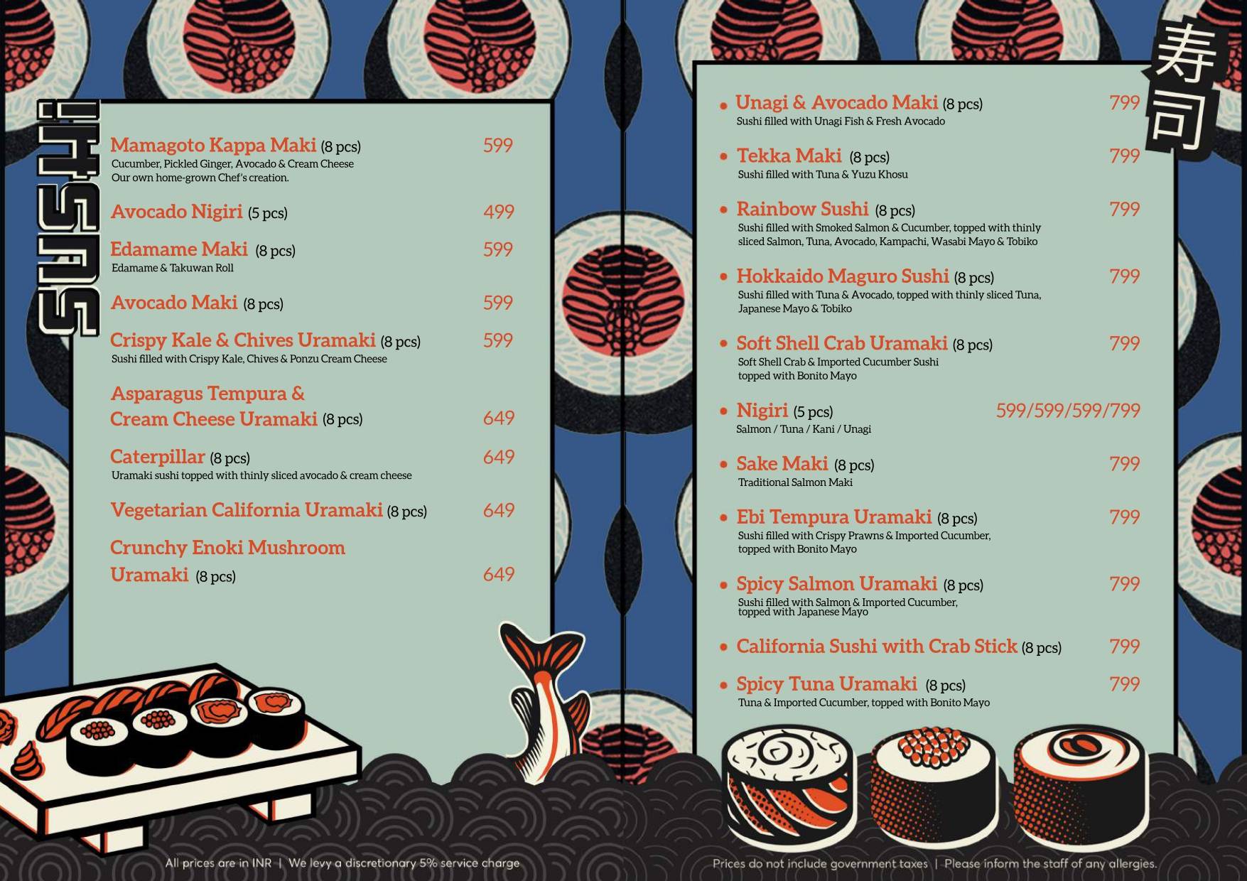 Mamagoto Dehradun menu