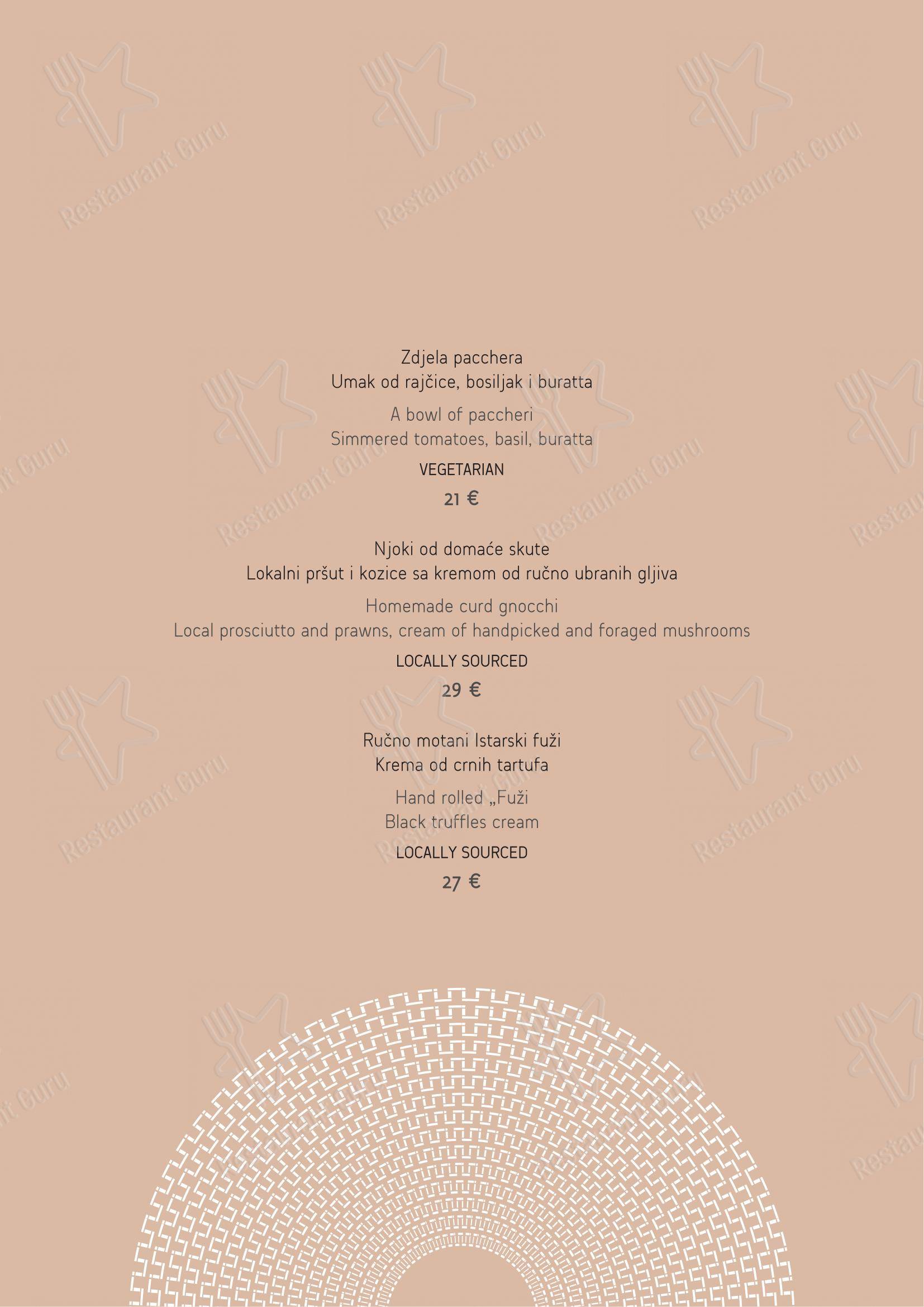Menu bar per Restaurant Mediterraneo ristorante