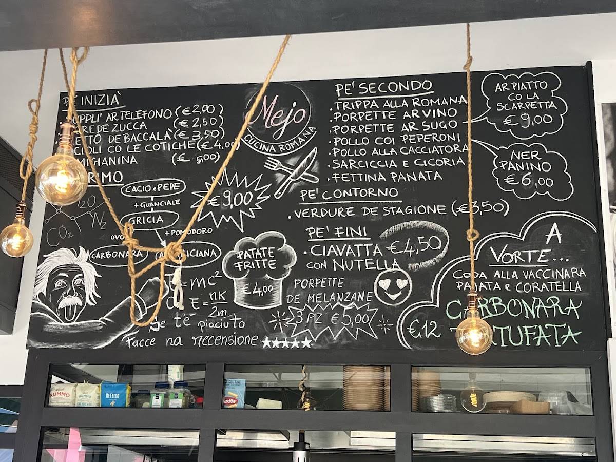 Menu di Mejo ! "Cucina Romana" 