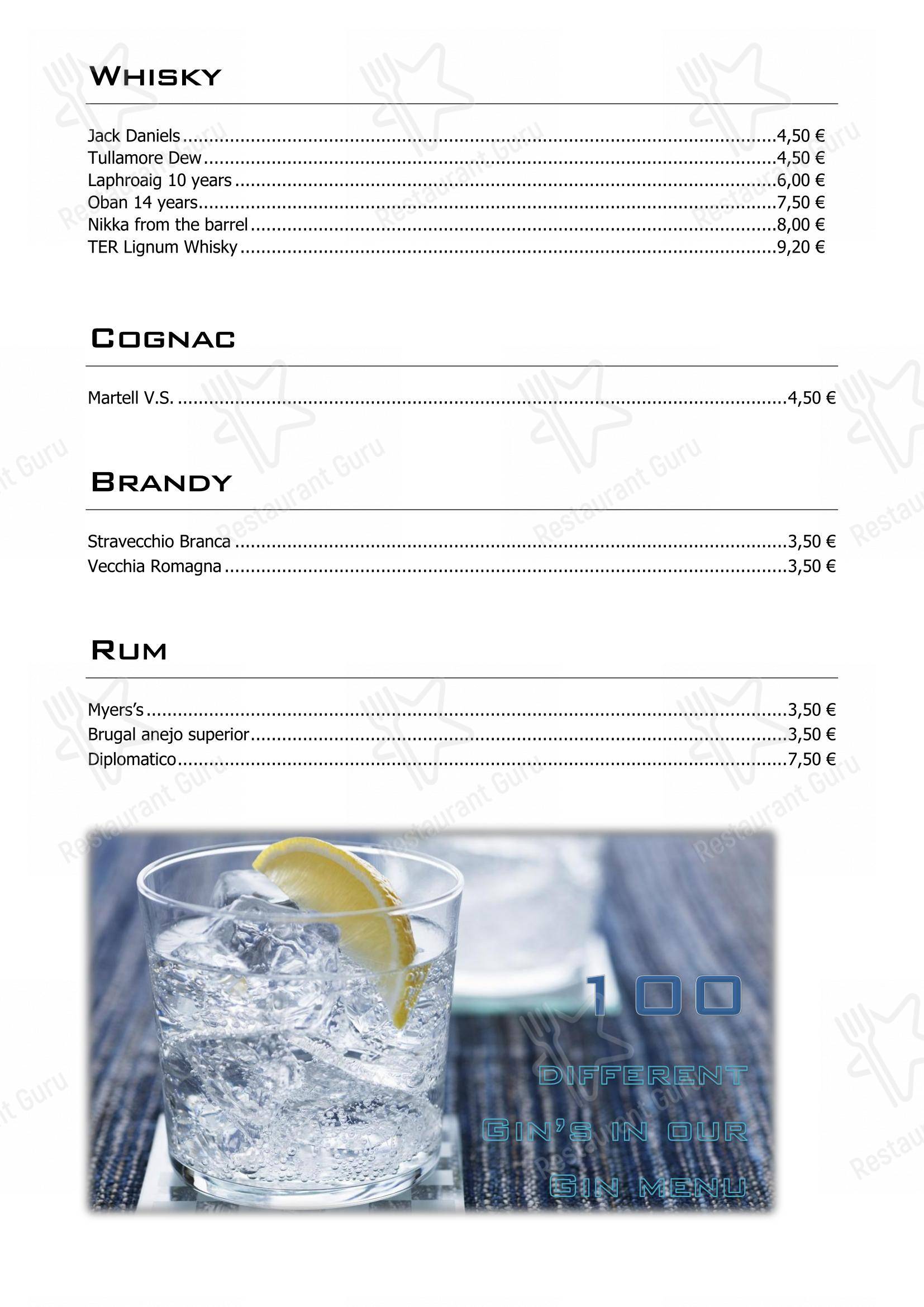菜单 per Restaurant Mondschein in Sesto