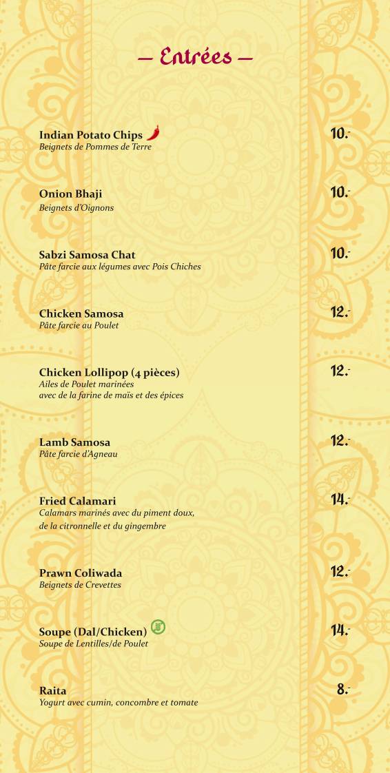 Menu di Mr. Pal - Indian Restaurant(halal food)50% off on direct reservation(only card menu)