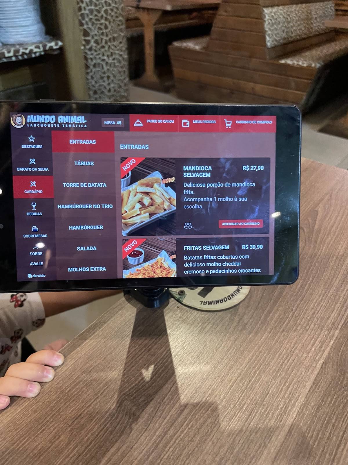 Mundo Animal Lanchonete Temática Santo André cardápio