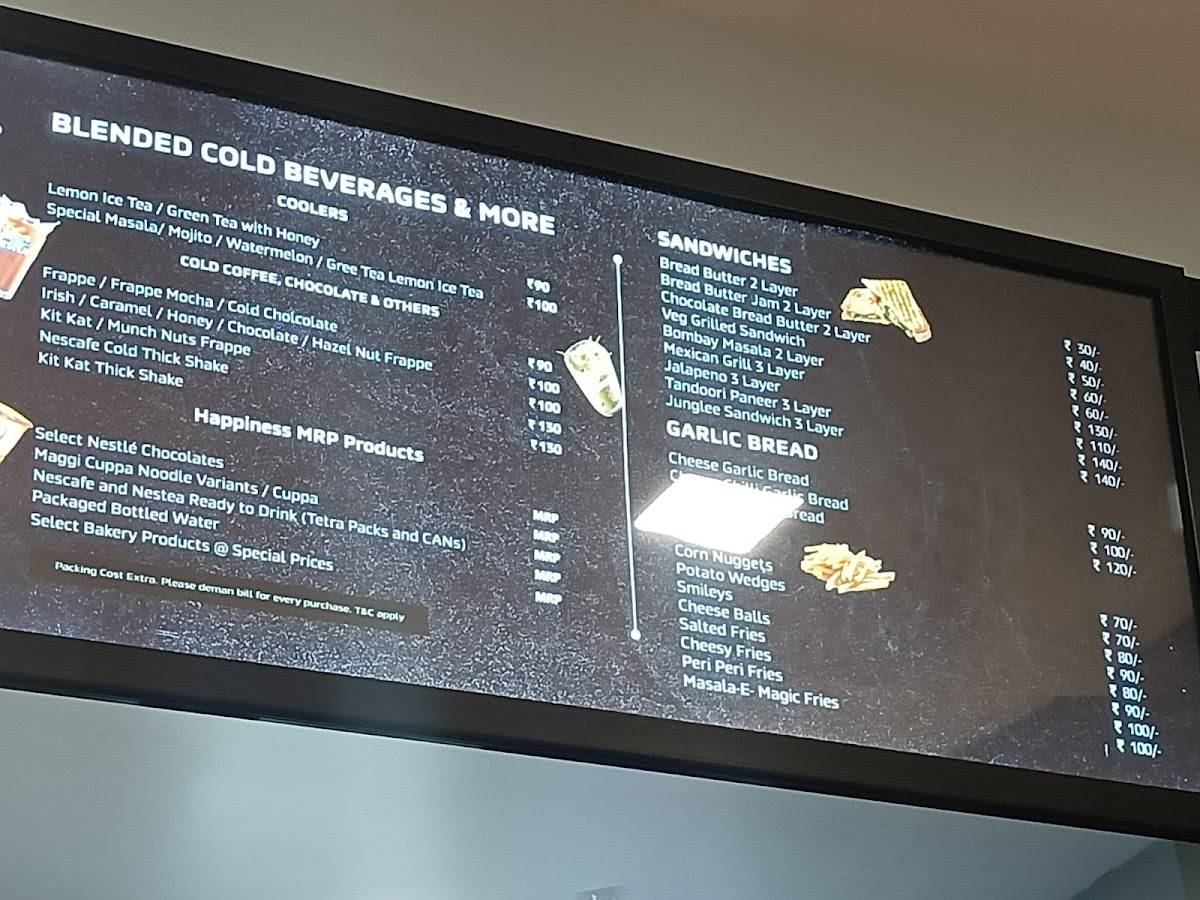 Nescafè menu